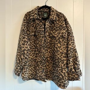 Leopard print jacket